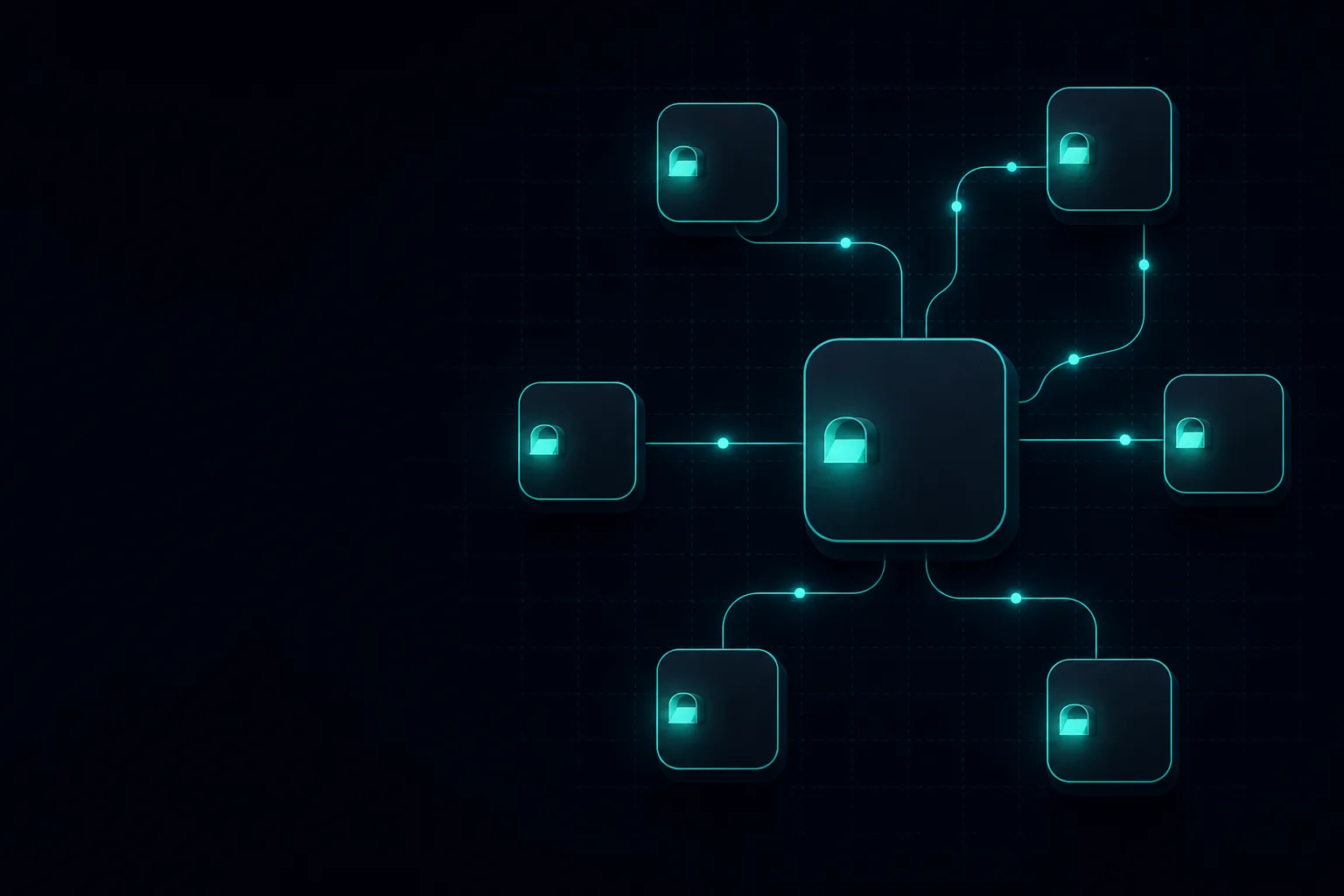 A constellation of actor nodes connected by message traces.